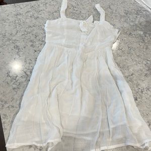 Jenn and Jo girls White dress lined size small